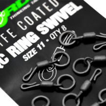 Korda PTFE QC Ring Swivel size 8 (8st)