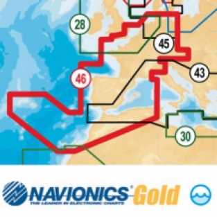 Navionics (micro) SD Waterkaart West Europa 