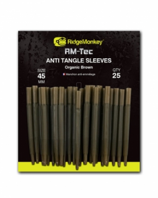 Ridgemonkey RM-Tec Short Anti Tangle Sleeves Weed Green
